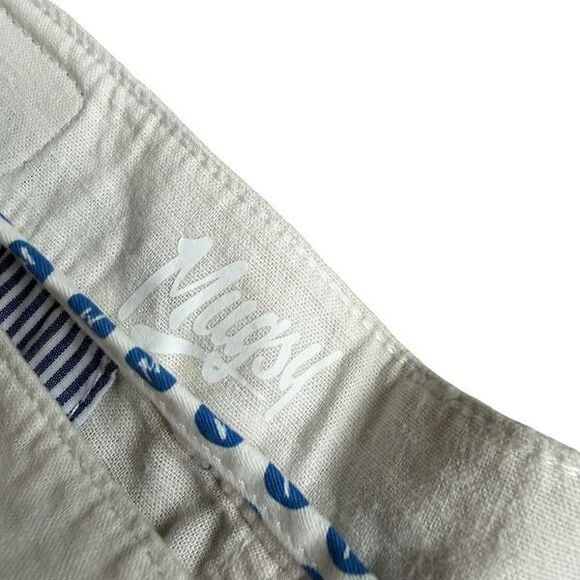 Mugsy Driftwoods Linen Blend Chino Pants Stone White 32x30 - Picture 4 of 4